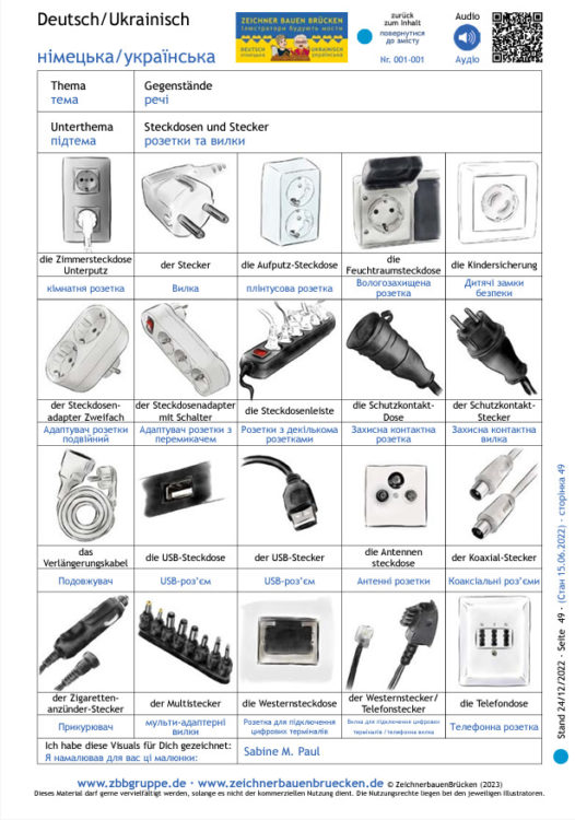 005-025 Steckdosen + Stecker